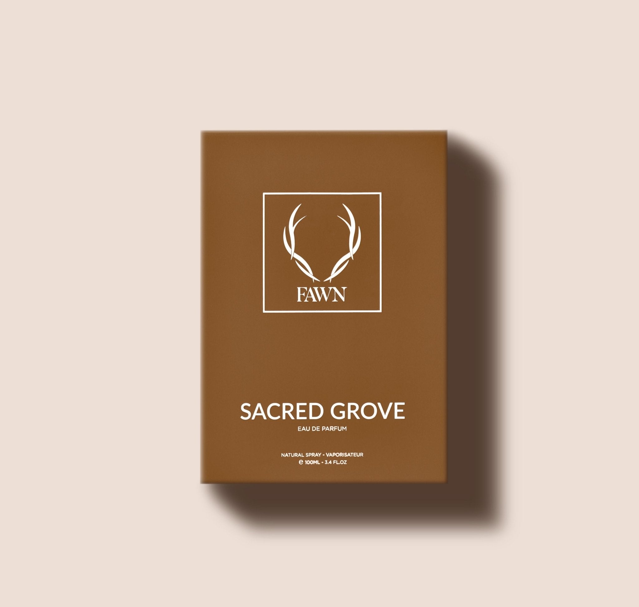 Sacred Groove perfume box packaging by Fawn.